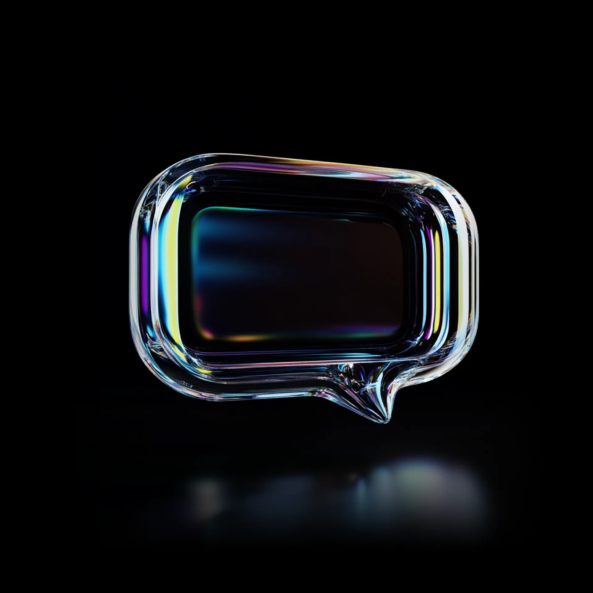 3D bubble speech